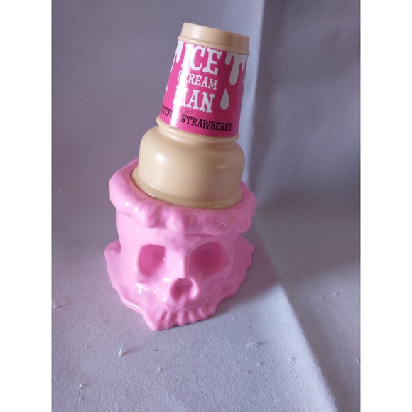 Target Halloween Melted Ice Cream Cone Skull Mintstachio Spiteful Strawberry - Picture 6 of 11